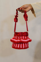 "Cherry BOMB" Market Pouch Handbag - HAWWAA Studios