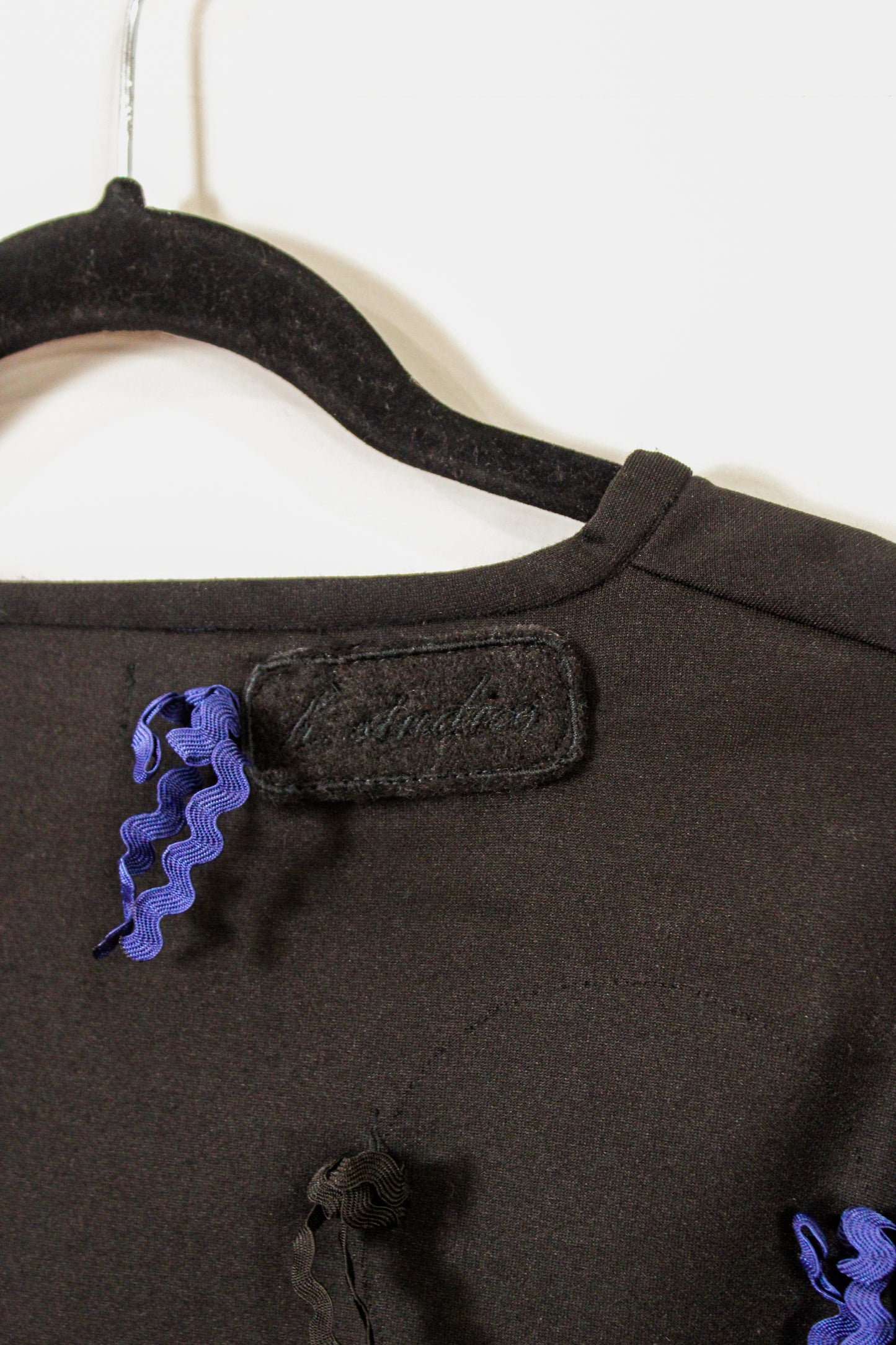 "Demi" Asymmetrical Ric-Rac Bow Top