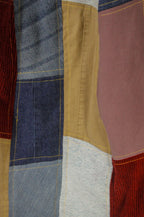 "Britany" Upcycled Patchwork Denim Skirt