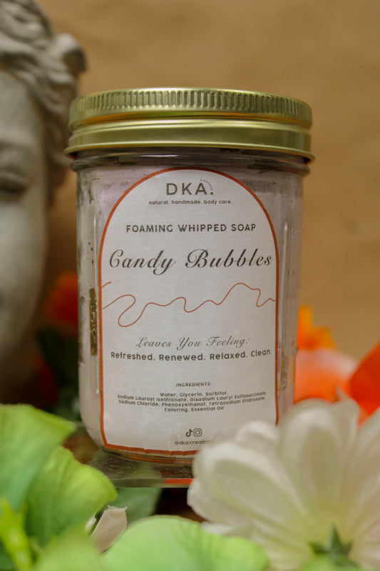 "Candy Bubbles" Natural Foaming Whipped Soap