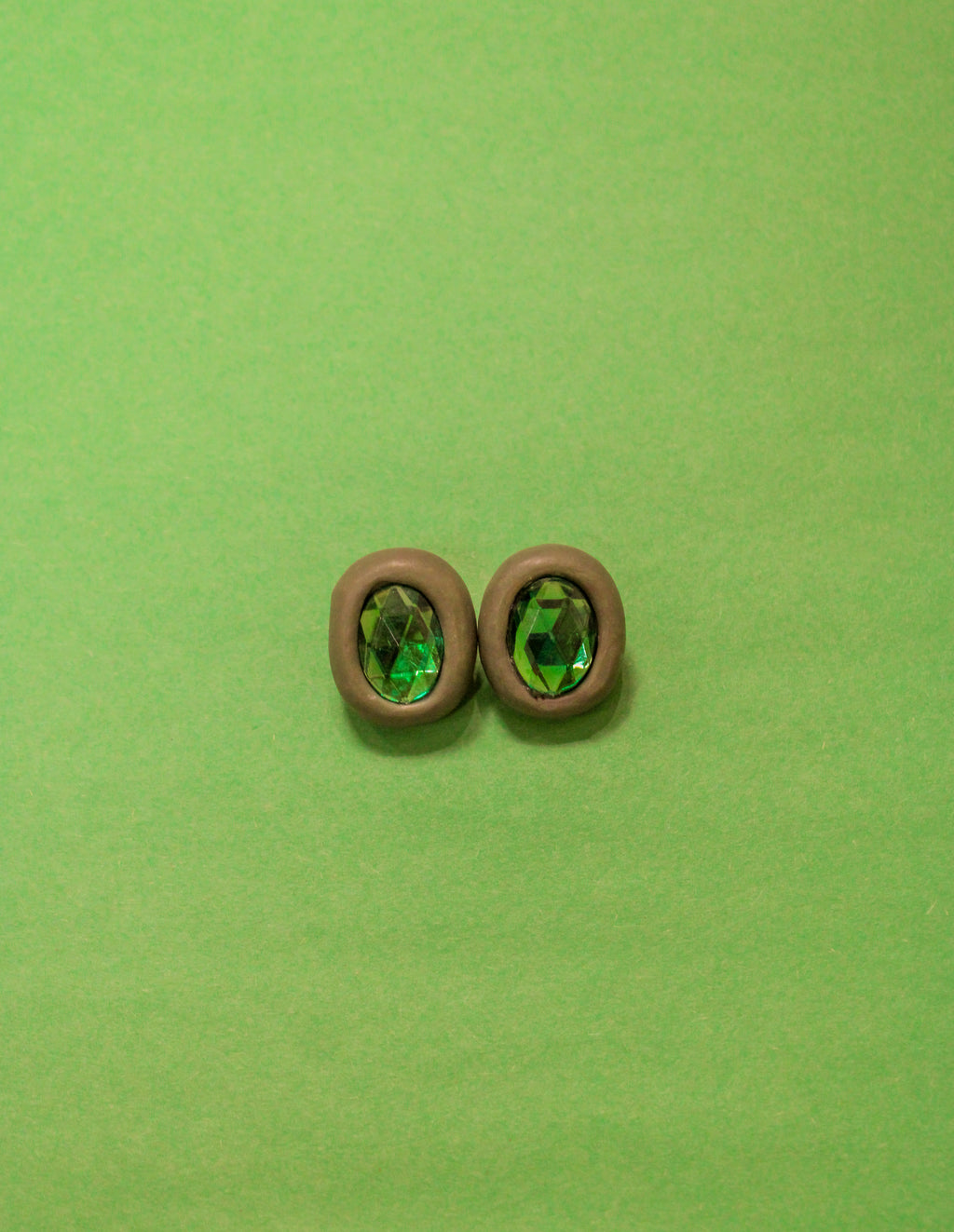 "A Girl's Best Friend" Rhinestone Stud Earrings in "Nature's Gem"