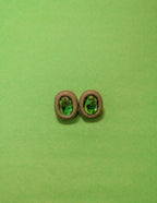 "A Girl's Best Friend" Rhinestone Stud Earrings in "Nature's Gem"