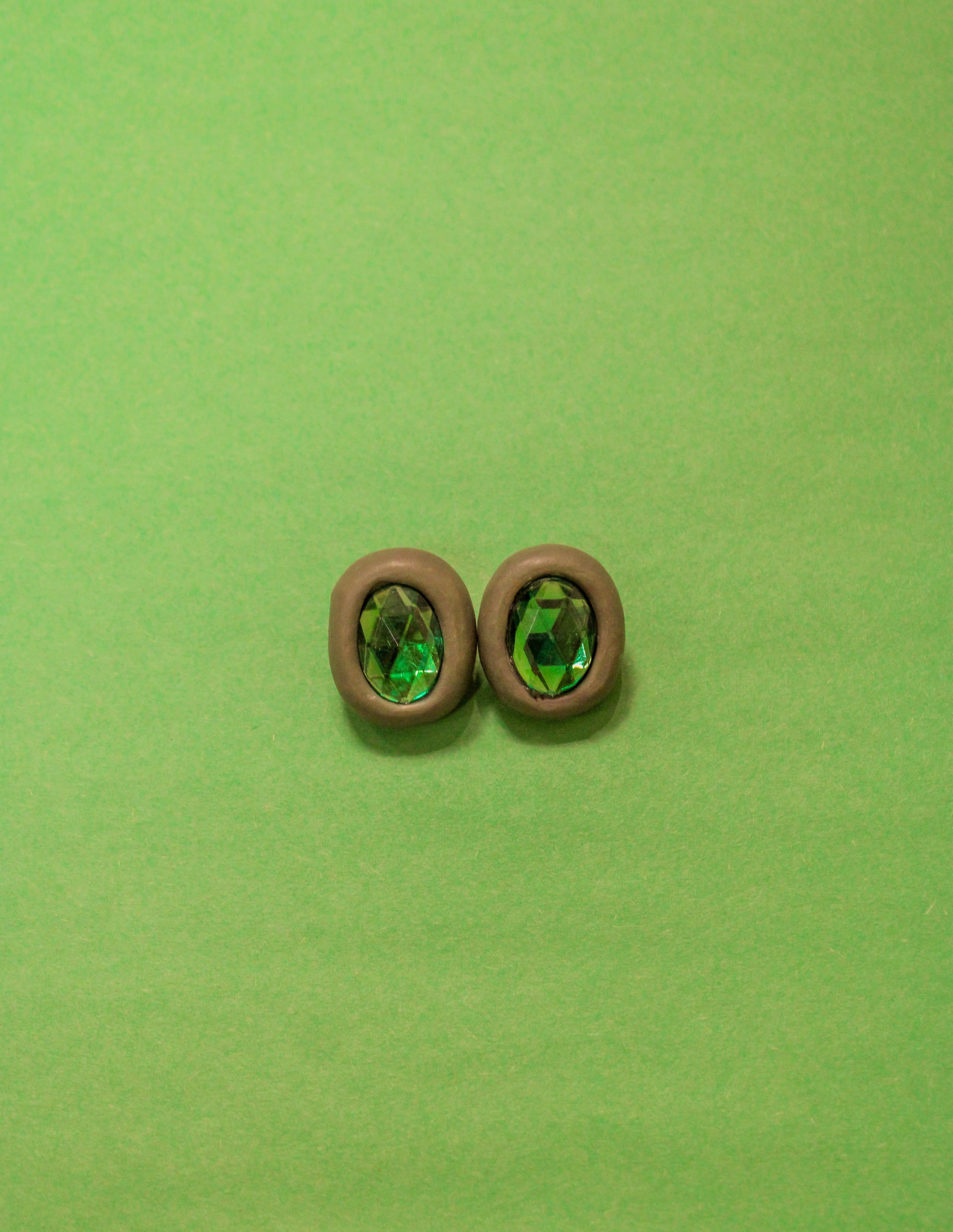 "A Girl's Best Friend" Rhinestone Stud Earrings in "Nature's Gem"