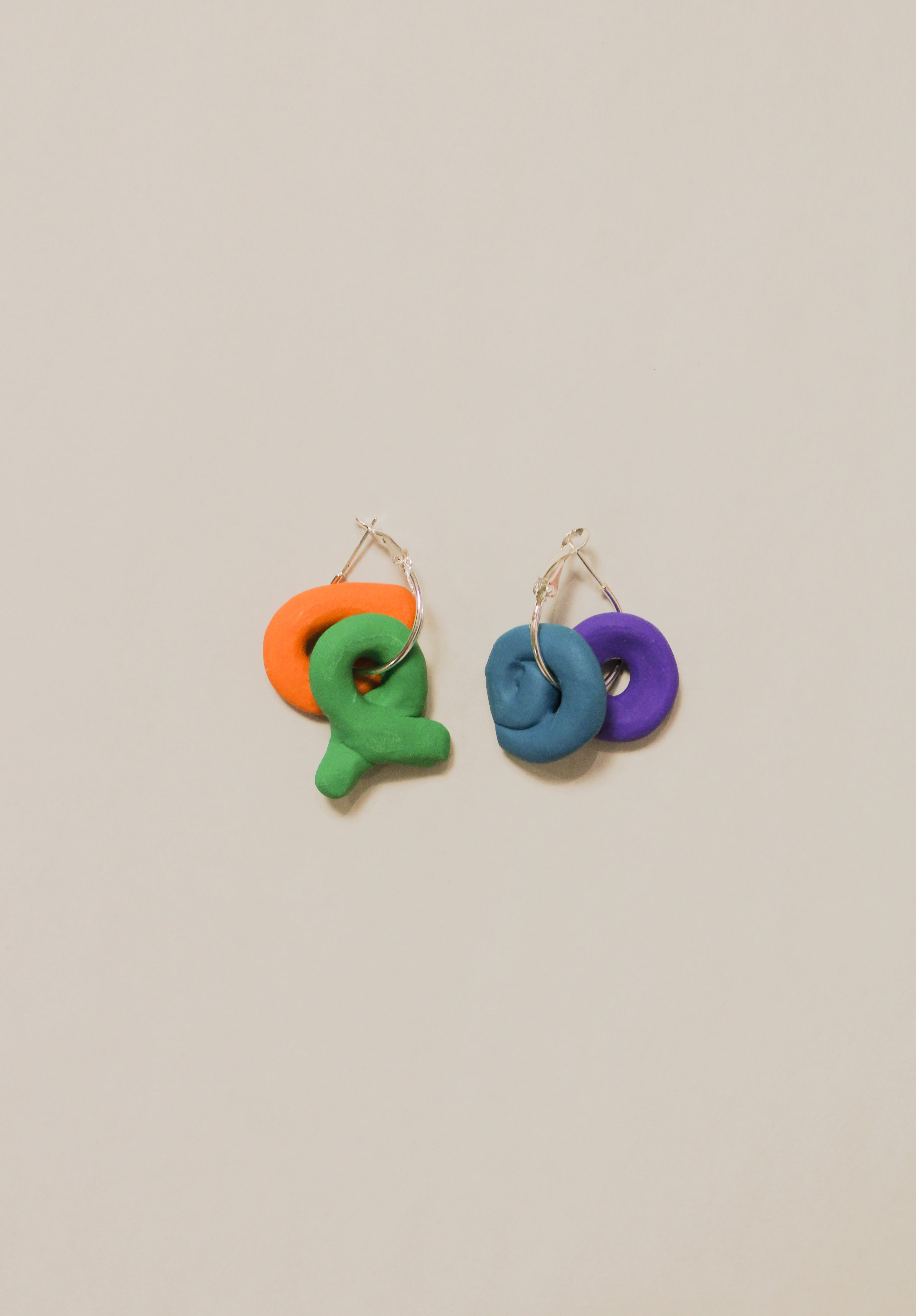 "Studio Charms" Charm Hoop Earrings