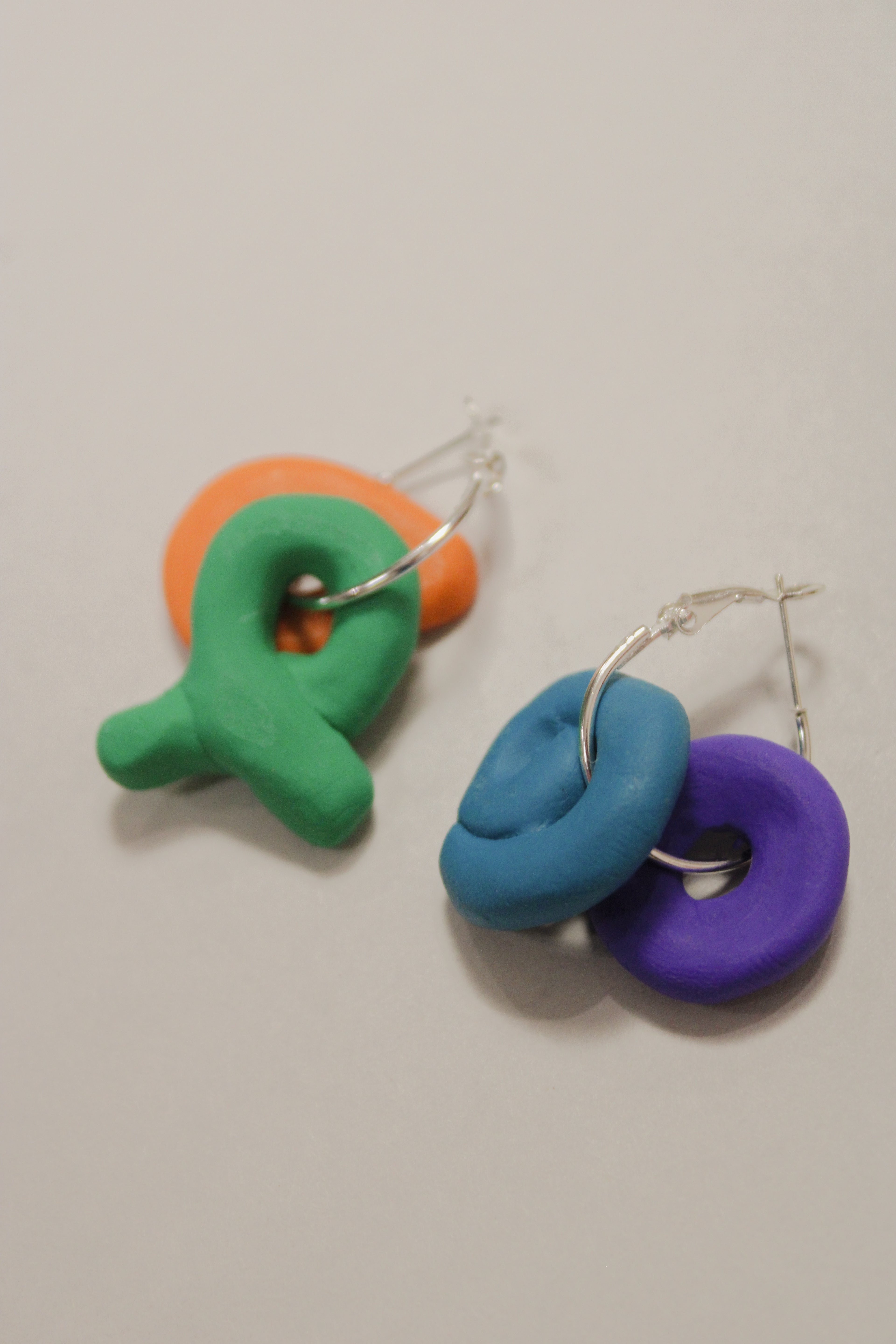 "Studio Charms" Charm Hoop Earrings