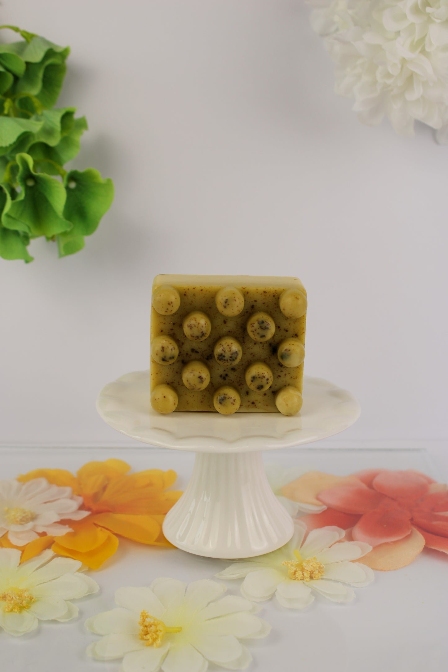 "Lemon Matcha" Natural Square Soap Bar