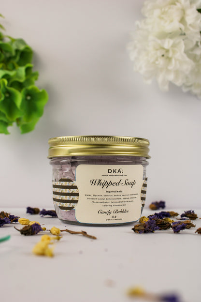 "Candy Bubbles" Natural Foaming Whipped Soap