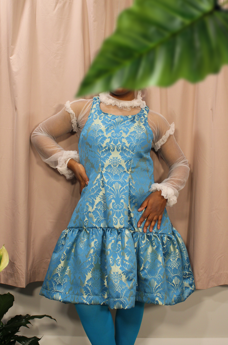 "Gilded Skies" Midi Dress - HAWWAA Studios
