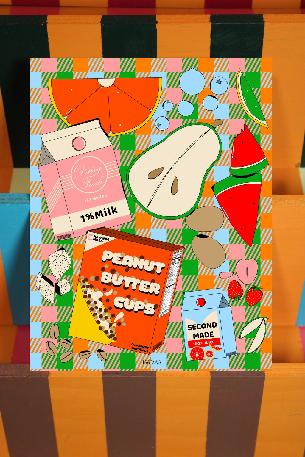 "A Balanced Breakfast" Print - HAWWAA Studios