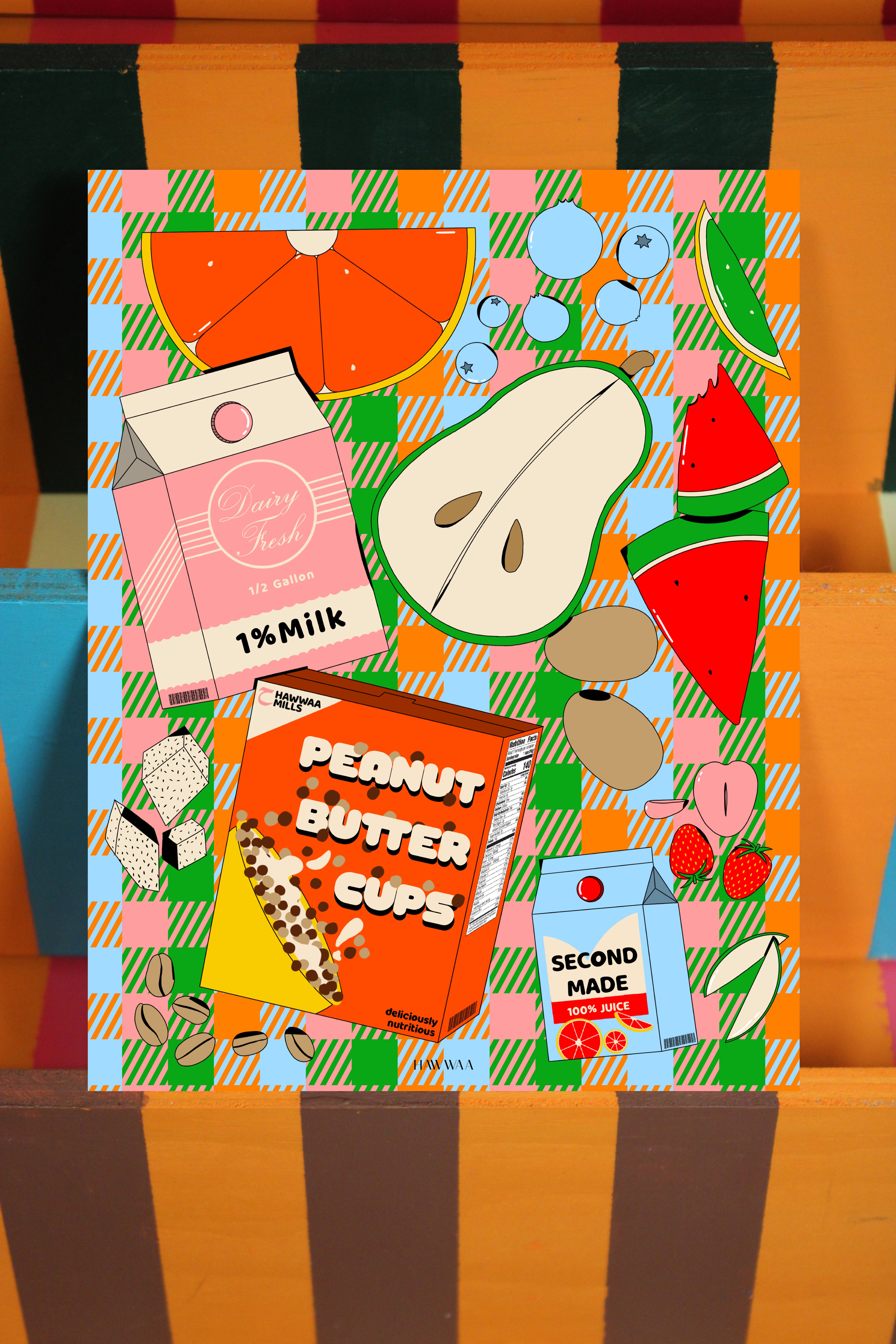 "A Balanced Breakfast" Print - HAWWAA Studios