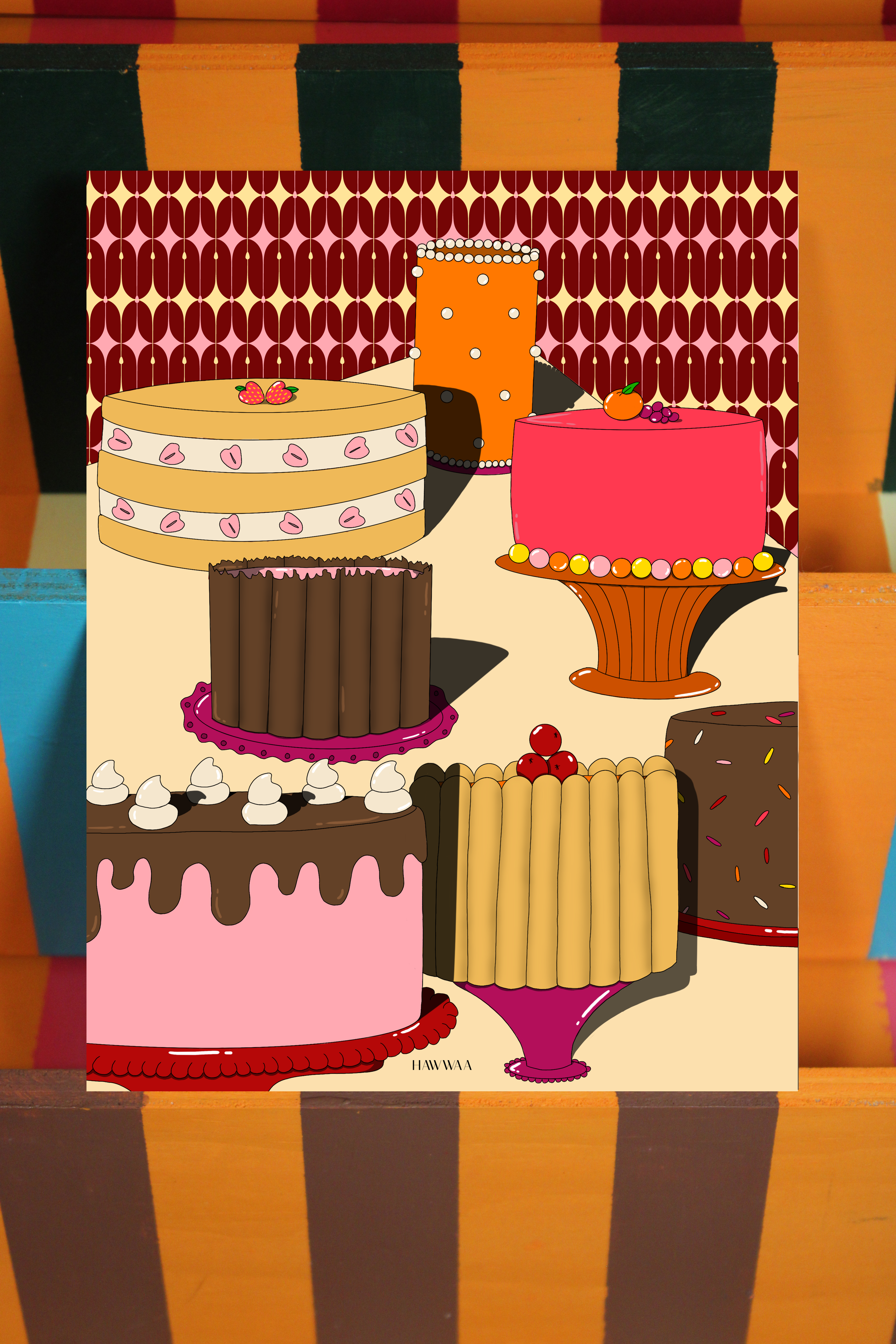 "Something Sweet After Dinner" Print - HAWWAA Studios